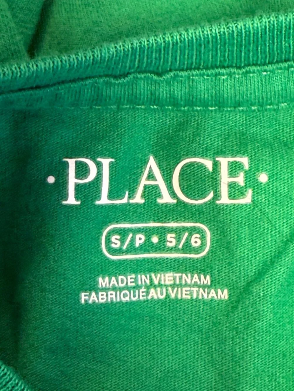 Children's Place - Kids - Short Sleeve Irish Shamrock Shirt - Size Youth Small